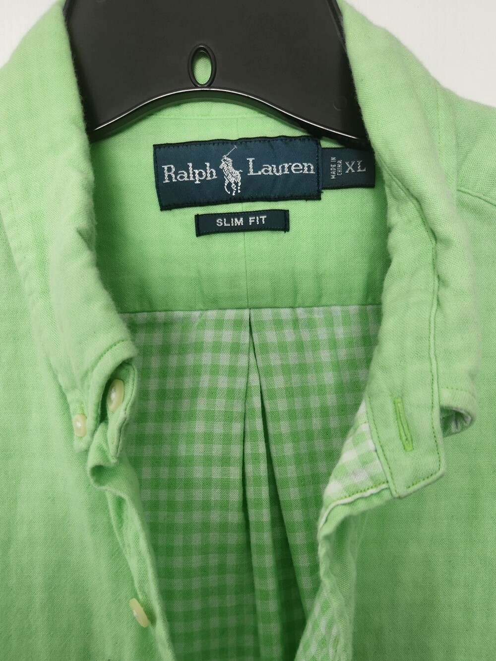 Ralph Lauren Slim Fit Men’s Button-Down Shirt - Light Green